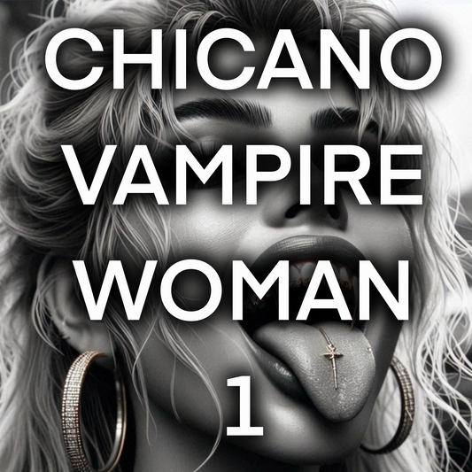 Chicano woman VAMPIRE vol 1- pack of 20 images